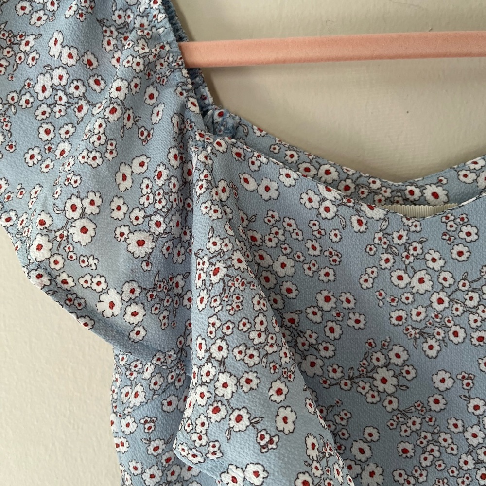 Light blue flower dress